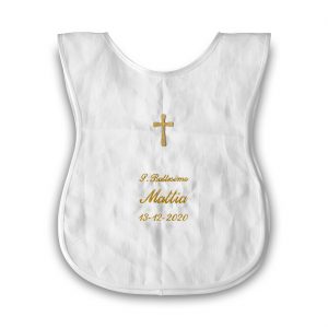 Veste battesimale ricamata - www.crociedelizie.com