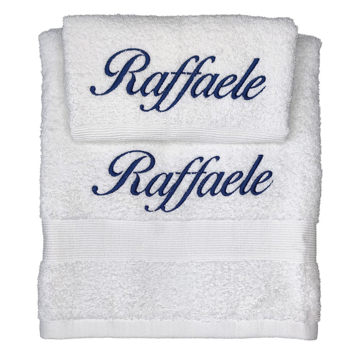 asciugamani personalizzati con il ricamo del nome • Croci e Delizie 2024